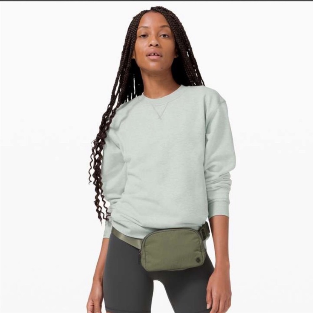 Lululemon All Yours Crew Heathered Island Mist